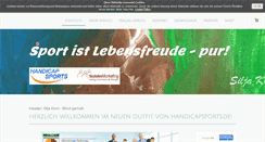 Desktop Screenshot of handicapsports.de