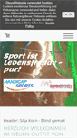 Mobile Screenshot of handicapsports.de